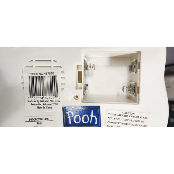 Disney Telco Motion-ette Animated Christmas Tigger 15" Wire Tree & Mittens WORKS - Picture 11 of 11